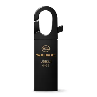 【SEKC】SDM32 64GB USB3.1高速金屬扣環隨身碟