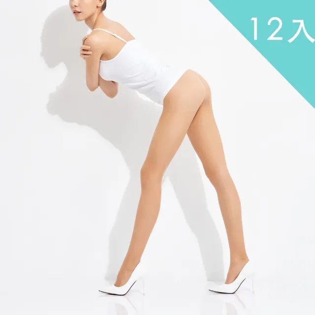 【佩登斯】15D腿部透明修身顯瘦絲襪/褲襪（12入）