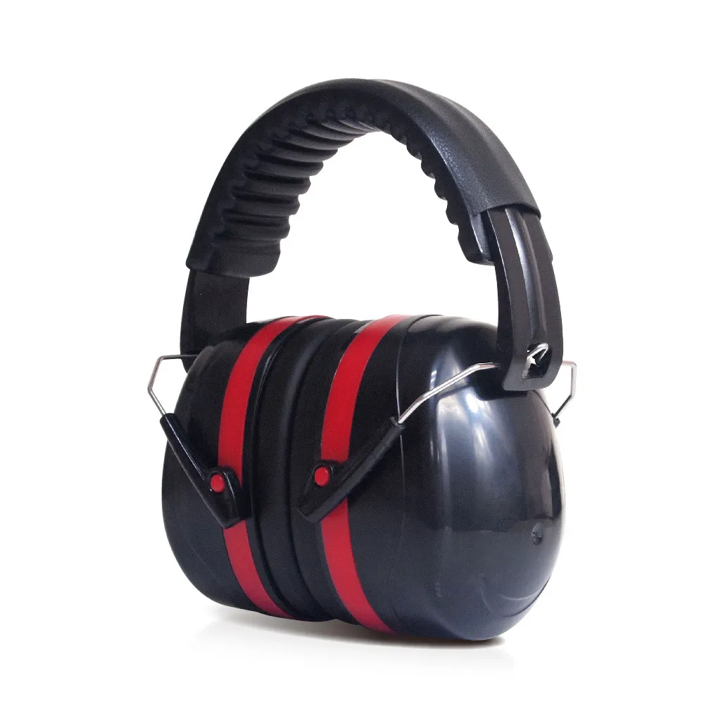 【大船回港】可降低32分貝-紅色防噪音耳罩 贈降壓耳塞(隔音耳罩/降噪耳機)