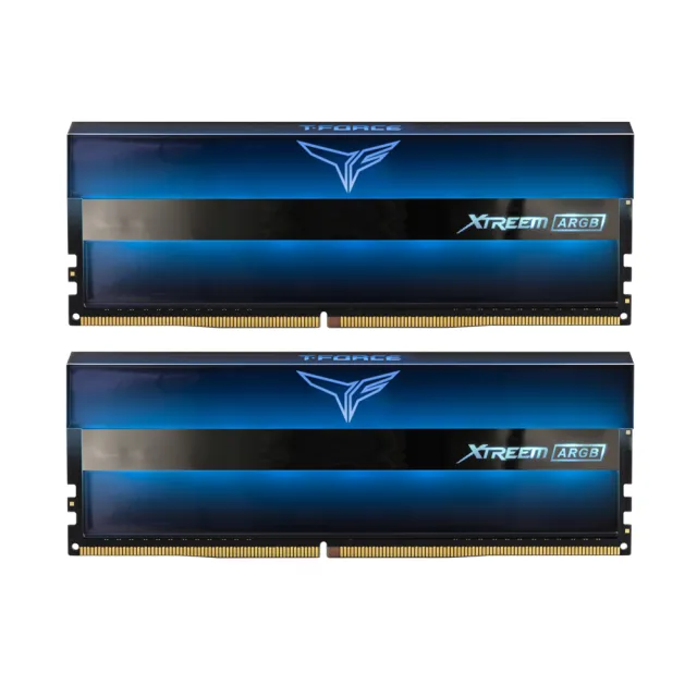 【Team 十銓】T-FORCE XTREEM ARGB DDR4-3600 32GBˍ16Gx2 CL18 桌上型超頻記憶體