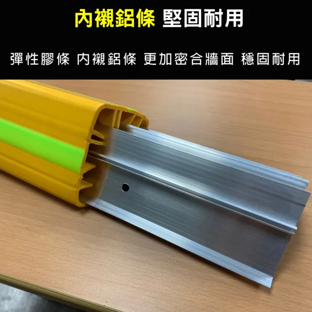 【AD 德瑞森】行車安全停車場防護條/防擦條-附鋁片(2入)