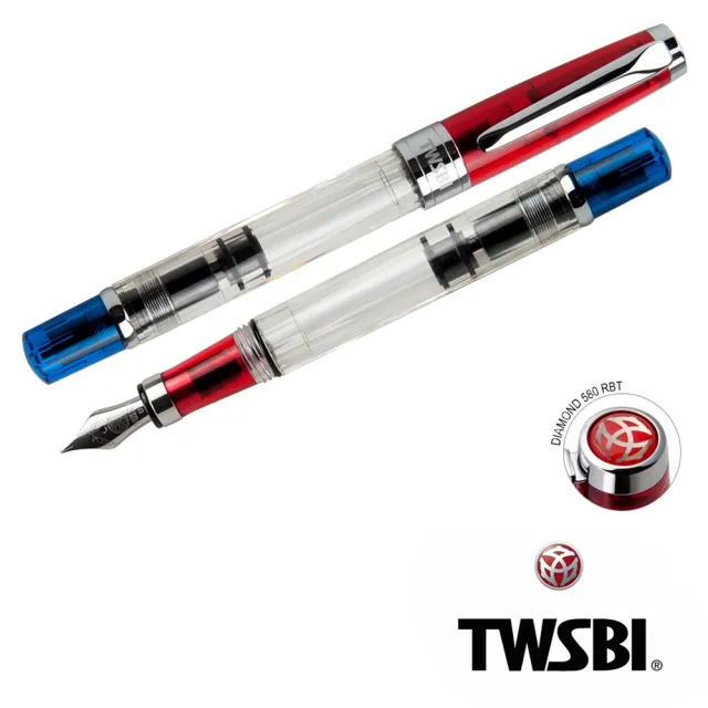 【臺灣 TWSBI 三文堂】鑽石580 RBT 活塞鋼筆