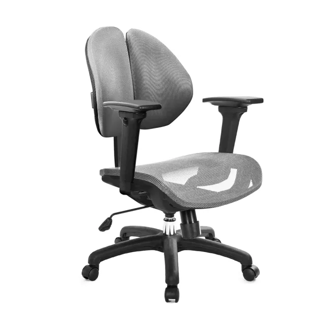 【GXG 吉加吉】短背網座 雙背椅 3D升降扶手(TW-2997 E9)