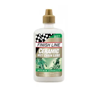 【FINISH LINE】陶瓷溼性潤滑劑 4oz 120ml 滴射頭(鏈條清潔/油品/單車清潔/自行車/單車潤滑)