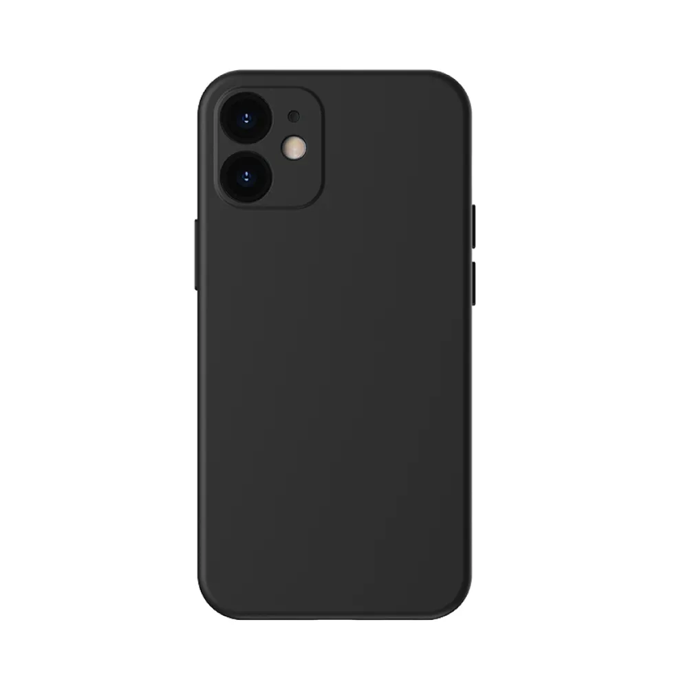 【BASEUS】倍思iPhone 12 mini 液態矽膠柔韌防摔手機保護殼(黑色)