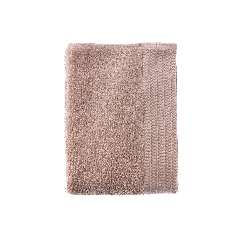 【HOLA】埃及棉方巾-棕黃 30*30