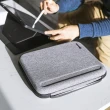 【tomtoc】多功能平板硬殼收納包 灰 適用於11吋iPad Pro & 10.5吋 iPad Air(多功能平板硬殼收包)