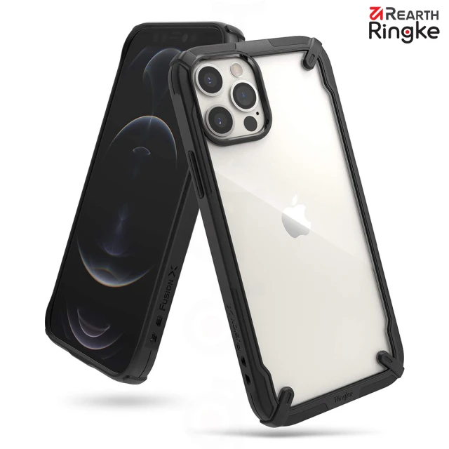 【Ringke】iPhone 12 mini／12 & Pro／Pro Max Fusion-X 透明防撞手機殼(Rearth 軍規防摔透明保護殼)