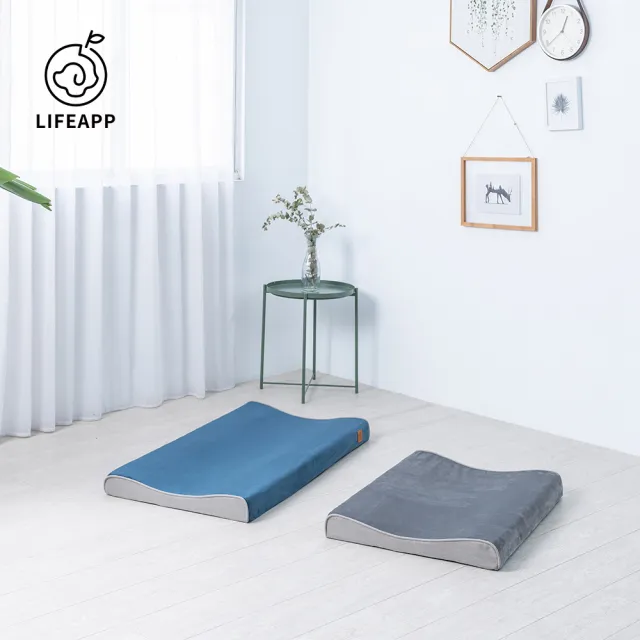 【LIFEAPP 徠芙寶】舒弧墊/M(寵物緩壓睡墊、中小型犬適用)