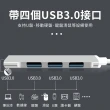【OMG】4合1 typeC HUB集線器(USB3.0傳輸/迷你便攜)
