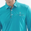 【遊遍天下】男款抗UV防曬涼感吸濕排汗機能長袖POLO衫 GL1015二色(M-5L)