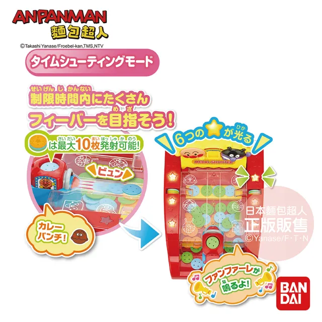 【ANPANMAN 麵包超人】麵包超人聲光硬幣射擊遊戲(3歲-/聲光玩具)