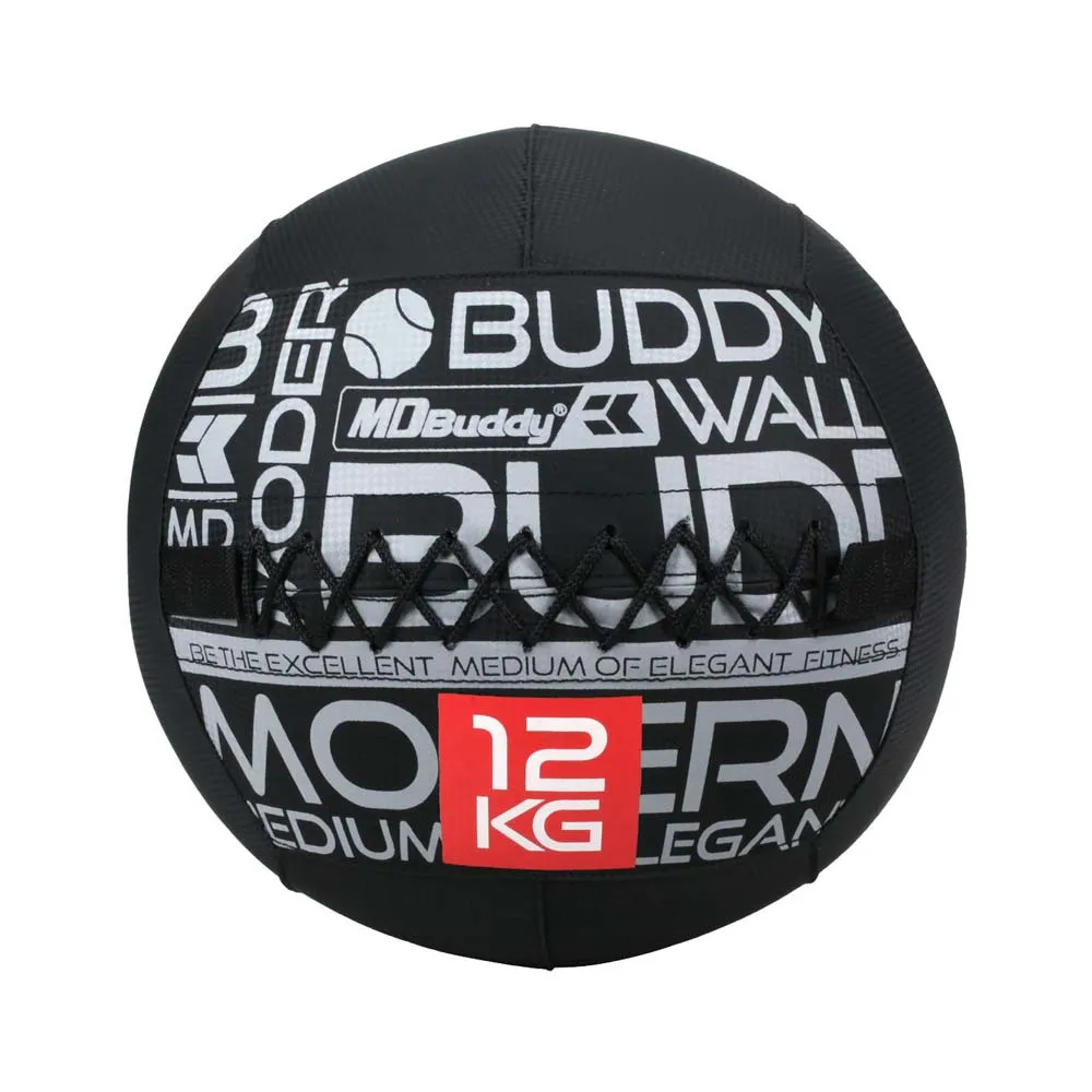 【MDBuddy】新皮革重力球-12KG-重量訓練 負重力 藥球 深蹲 投擲訓練 健身 依賣場(MD1293-12)