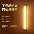 【OMG】USB充電 磁吸式LED感應燈管 升級版多功能 小夜燈 宿舍燈 桌燈 21cm(智能人體感應)