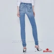 【BRAPPERS】女款 新美腳鬆緊帶系列-低腰彈性窄管褲(淺藍)