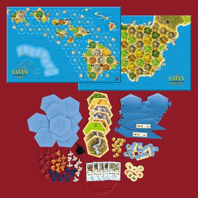【新天鵝堡桌遊】卡坦島25週年紀念版 Catan 25th Anniversary Edittion(越多人越好玩)