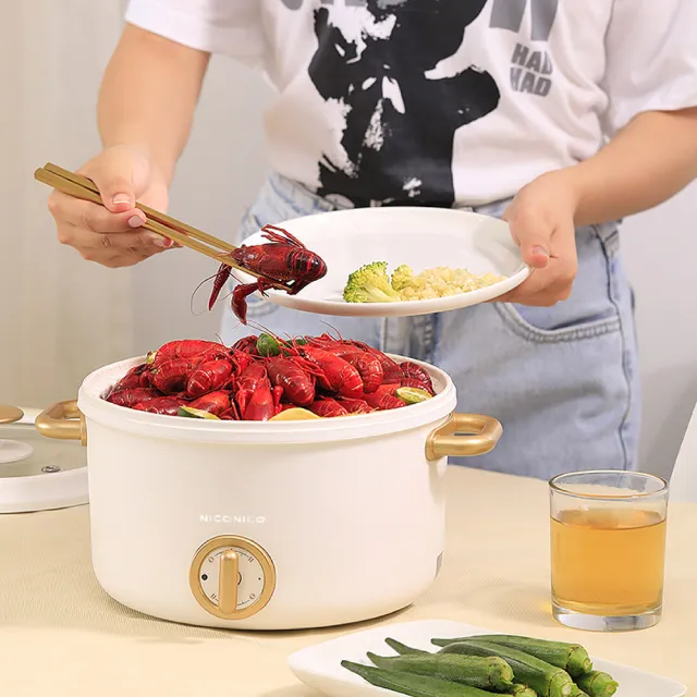 【NICONICO奶油鍋系列】2.7L日式美型陶瓷料理鍋(NI-GP932)