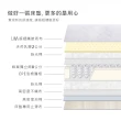 【obis】Elsie 艾西雙色護邊乳膠蜂巢獨立筒床墊(雙人5×6.2尺)