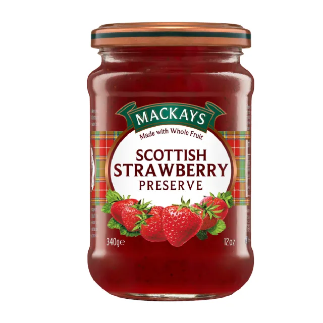 【Mackays】蘇格蘭梅凱草莓果醬340g*2罐