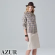 【AZUR】時尚女伶後開衩造型修身窄裙