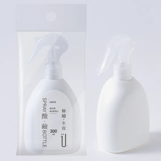 【UdiLife】5入組 耐酸鹼極細噴瓶300ml MIT台灣製(耐酸鹼 300ML 75%酒精/次氯酸水/漂白水)
