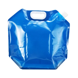 【有夠水】便攜式摺疊水袋10L(大容量 烤肉 戶外 儲水袋 手提水袋 登山水袋 露營水袋 折疊水桶)
