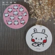 【傑作陶藝】ROKU粉紅陶瓷吸水杯墊(R03)