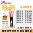 【Freesia】醫療彈性襪加厚款-露趾小腿壓力襪(醫療襪/壓力襪/靜脈曲張襪)