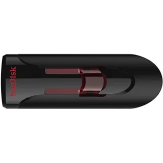 【SanDisk 晟碟】全新升級版  64GB USB3.0 滑動伸縮接埠  亮紅高速隨身碟(原廠5年有限保固)