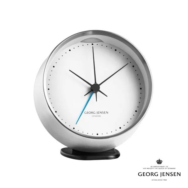 【Georg Jensen 官方旗艦店】HK 鬧鐘 10 公分(不銹鋼)