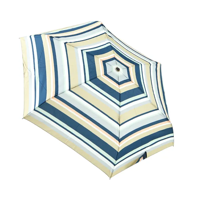 【rainstory】簡約條紋抗UV手開迷你口袋傘