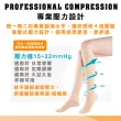 【Freesia】醫療彈性襪加厚款-露趾小腿壓力襪(2雙組-醫療襪/靜脈曲張襪)