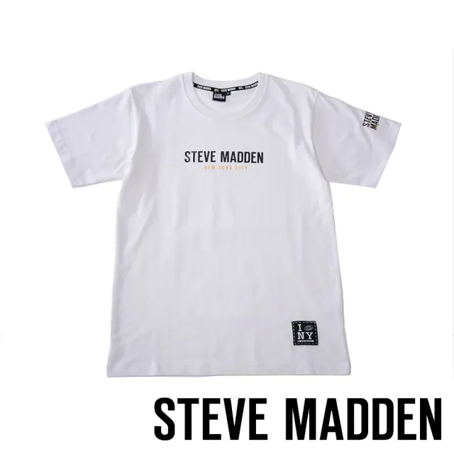 【steve madden】純棉品牌經典LOGO T-Shirt 短袖上衣(白色)