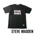 【STEVE MADDEN】純棉品牌潮流LOGO T-Shirt 短袖上衣(黑色)