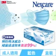 【3M】醫用口罩2盒組-成人用 藍色 盒裝(50入/盒)