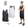 【FIRESTAR】男雙面訓練籃球背心-球衣 無袖上衣 運動 吸濕排汗 台灣製 黑白(B1707-15)