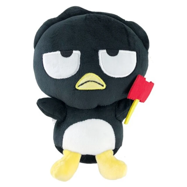 【小禮堂】酷企鵝 沙包玩偶 絨毛 娃娃 布偶 玩具 《S 黑 頑皮海豹》
