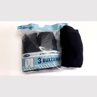 【OLD NAVY】男時尚黑色修飾內著3件組-L-網