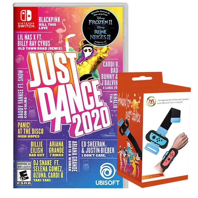【Nintendo 任天堂】NS Switch 舞力全開 2020 Just Dance 2020 中英文美版+跳舞體感腕帶(國際中文版)
