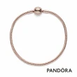 【Pandora官方直營】Moments經典蛇型手鏈：鍍14k玫瑰金