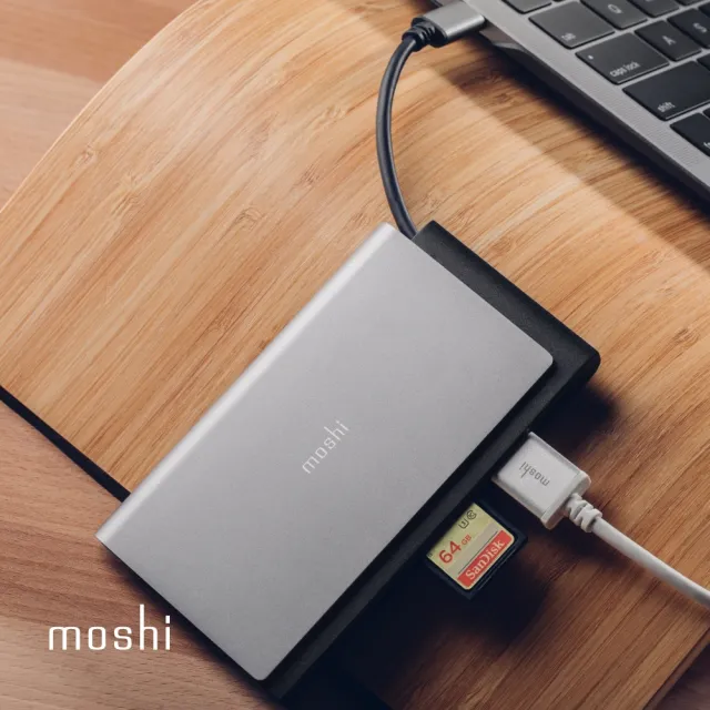 【moshi】Symbus Mini USB-C Hub 七合一迷你多功能集線器