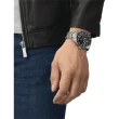 【TISSOT 天梭】Supersport 三眼計時手錶-45.5mm 送行動電源 畢業禮物(T1256171105100)