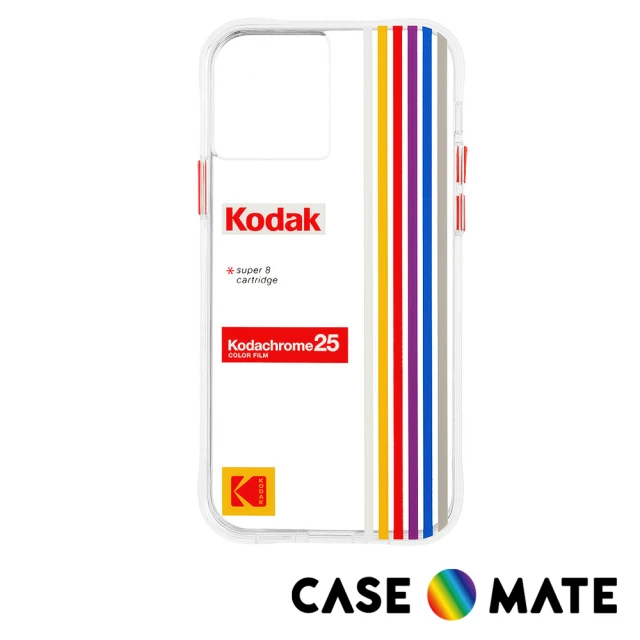 CASE-MATE iPhone 12 mini(柯達聯名款防摔殼 - 彩色條紋)