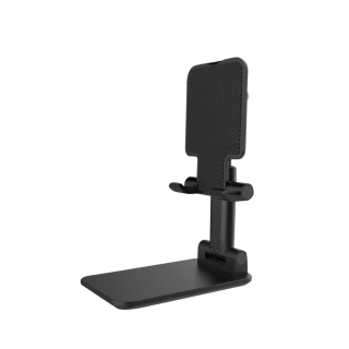 3D Air 桌上型便攜可折疊伸縮設計多角度懶人手機支架/平板支架(黑色)
