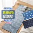 日式地毯 防滑地墊 腳踏墊 短絨毛親膚地墊(長款:110CM)