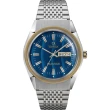 【TIMEX】天美時 Q TIMEX復刻系列 經典手錶(藍金 TXTW2T80800)