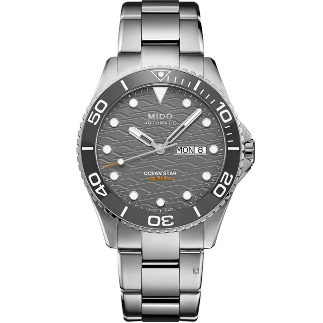 【MIDO 美度 官方授權】Ocean Star 200C海洋之星 廣告款陶瓷潛水錶(M0424301108100)