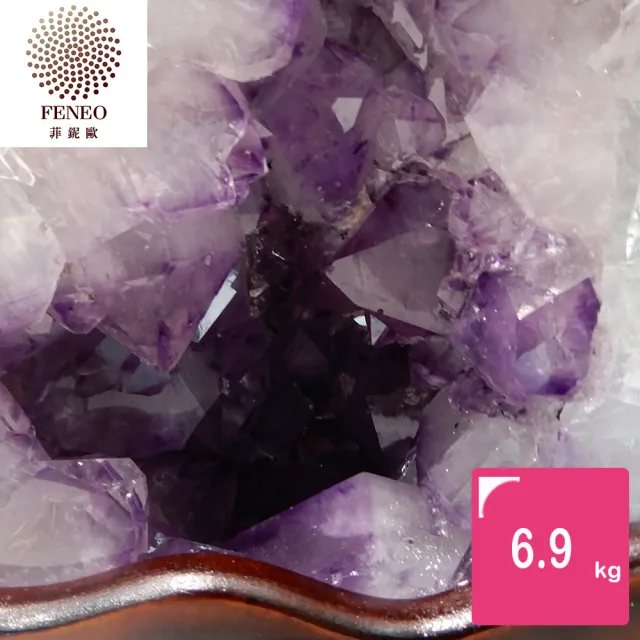 【菲鈮歐】開運招財天然巴西紫晶洞 6.9kg(SA-174)