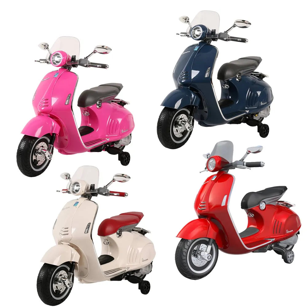 【Mombella & Apramo】義大利Vespa-電動玩具車(偉士牌)