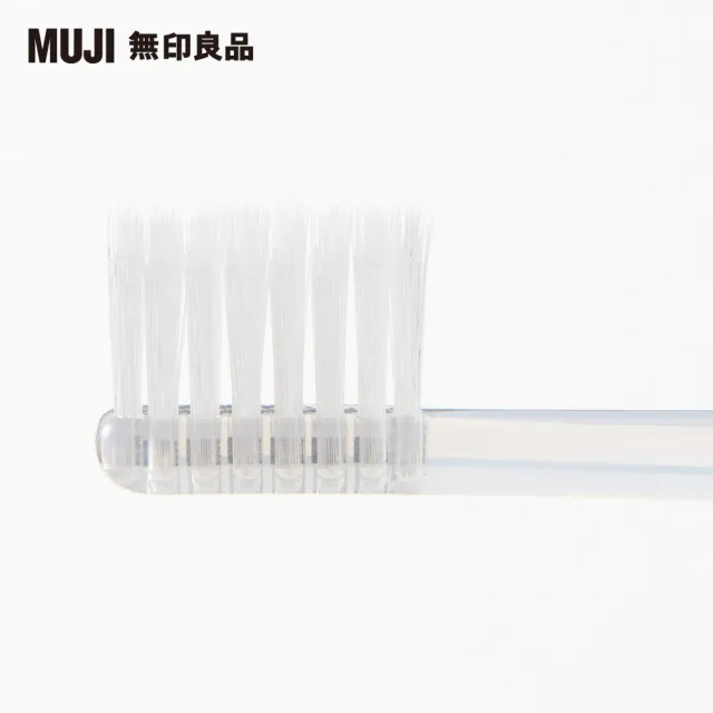 【MUJI 無印良品】聚丙烯牙刷/白.全長約172mm